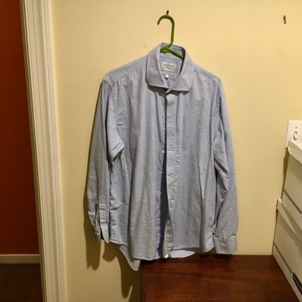 LUXURY COTTON LEDBURY DRESS SHIRT SZ 17